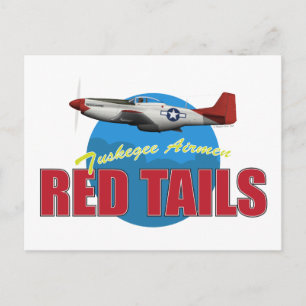 Red Tails Tuskegee Airmen Briefkaart