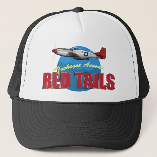 Red Tails Tuskegee Airmen Trucker Pet (Voorkant)