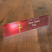 RED TALISMAN NAAMBORDJE (Zijkant)