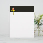 RED TALISMAN ruby heldere zwarte geel (Staand voorkant)