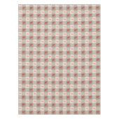 Red Tan Moose Beer Cabin Patroon Tafelkleed (Voorkant)