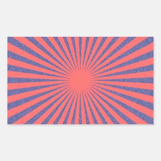 Red Target - Rechthoekige Sticker (Voorkant)