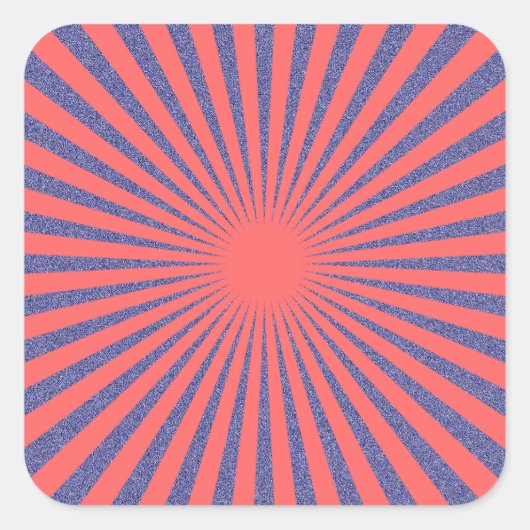 Red Target - Vierkante Sticker (Voorkant)