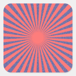 Red Target - Vierkante Sticker