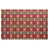 Red Tartan Bulldog Stof (Fat Quarter)