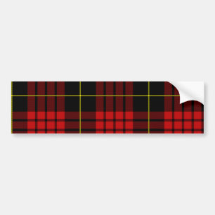 Red Tartan Bumpersticker