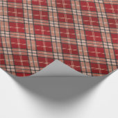 Red Tartan Cadeaupapier (Hoek)