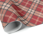 Red Tartan Cadeaupapier (Rol Hoek)