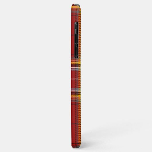 Red Tartan Case-Mate iPhone Case (Achterkant/links)