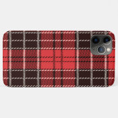 Red Tartan Case-Mate iPhone Case (Achterkant (horizontaal))