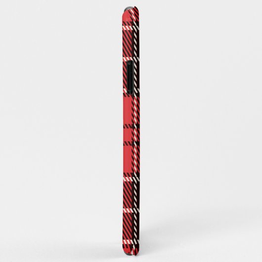 Red Tartan Case-Mate iPhone Case (Achterkant/rechts)