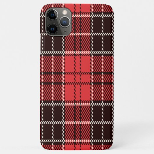 Red Tartan Case-Mate iPhone Case (Achterkant)