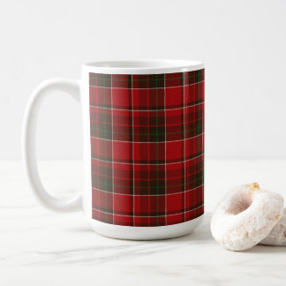 Red Tartan Check Koffiemok
