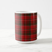 Red Tartan Check Koffiemok (Voorkant rechts)