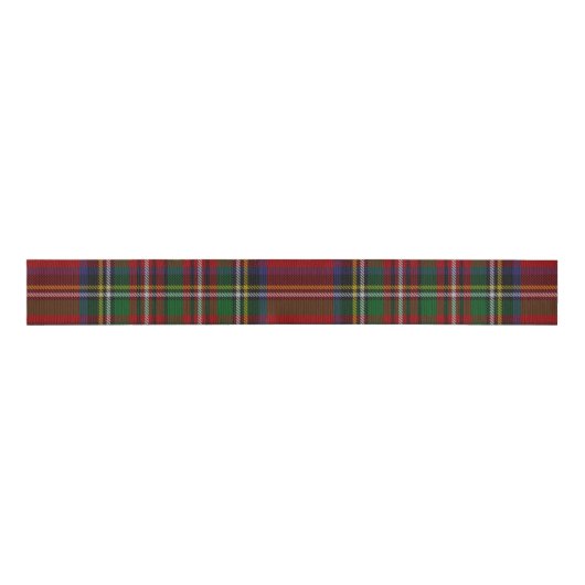 Red Tartan Christmas Ribbon Zazzle Bows & Ribbons Grosgrain Lint (Voorkant)