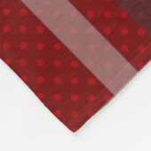 Red Tartan Gecontroleerde traditionele Schotse spe Fleece Deken (Hoek)