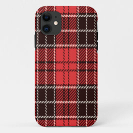 Red Tartan Hoesje-Mate iPhone Case