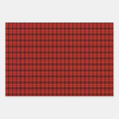 Red Tartan Kerstmis Inpakpapier Vel (Voorkant 2)