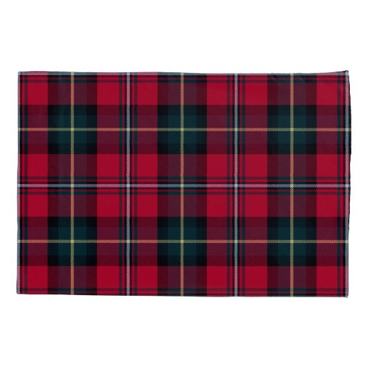 Red Tartan Kussensloop (Achterkant)