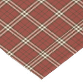 Red Tartan Long Table Runner Lange Tafelloper (Hoek)