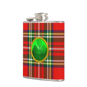 RED TARTAN MET GREEN SHAMROCK HEUPFLES (Links)