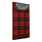 Red Tartan Mini Clipboard Klembord (Schuin)