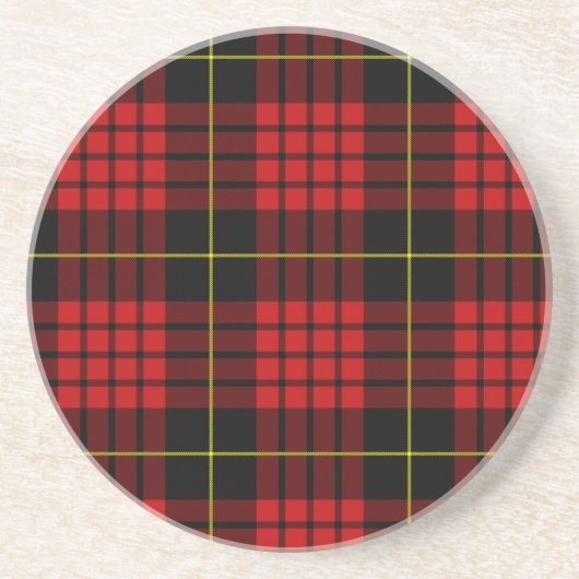 Red Tartan Onderzetter (Voorkant)