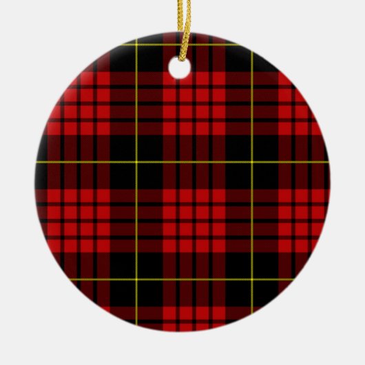 Red Tartan Ornament (Voorkant)