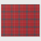 Red Tartan Patroon ID589 Cadeaupapier (Vlak)