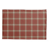 Red Tartan Pillow Hoesje Kussensloop (Achterkant)