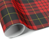 Red Tartan Pset-kerstpapier Cadeaupapier (Rol Hoek)