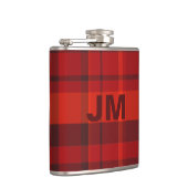Red Tartan Pset Monogram Heupfles (Rechts)