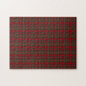Red Tartan Puzzle Legpuzzel (Horizontaal)