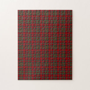 Red Tartan Puzzle Legpuzzel