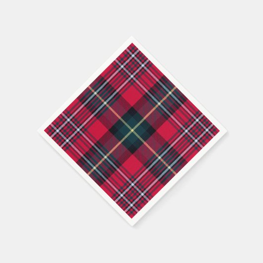 Red Tartan Servet (Hoek)