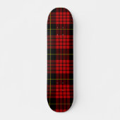 Red Tartan Skateboard (Voorkant)
