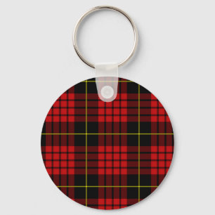 Red Tartan Sleutelhanger