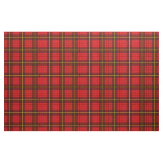Red Tartan Stof (Yard (91,4 cm))