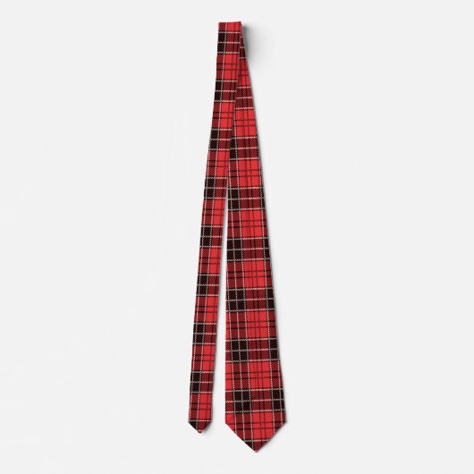 Red Tartan Stropdas (Achterkant)