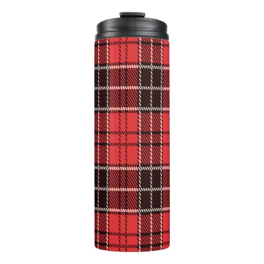 Red Tartan Thermosbeker (Voorkant)