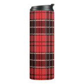 Red Tartan Thermosbeker (Gedraaid links)