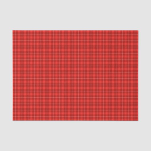 Red Tartan Tissue Paper HAMbWG Tissuepapier (Voorkant)