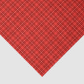 Red Tartan Tissue Paper HAMbWG Tissuepapier (Detail)