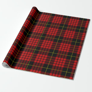 Red Tartan Wrapping Paper Cadeaupapier