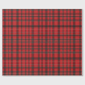 Red Tartan Wrapping Paper Cadeaupapier (Vlak)