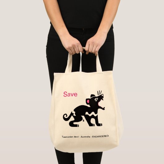 Red Tasmaanse duivels - Australië - Marsupial Tote Bag (Voorkant (product))