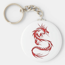 Red Tattoo Dragon Sleutelhanger