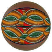 Red Tawny Green Locks Basketbal (Voorkant)