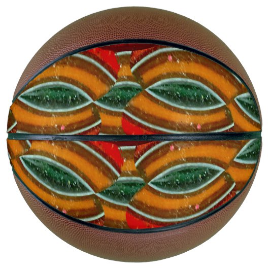 Red Tawny Green Locks Basketbal (Voorkant)