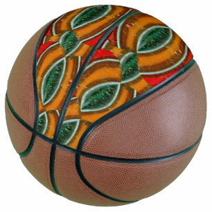 Red Tawny Green Locks Basketbal